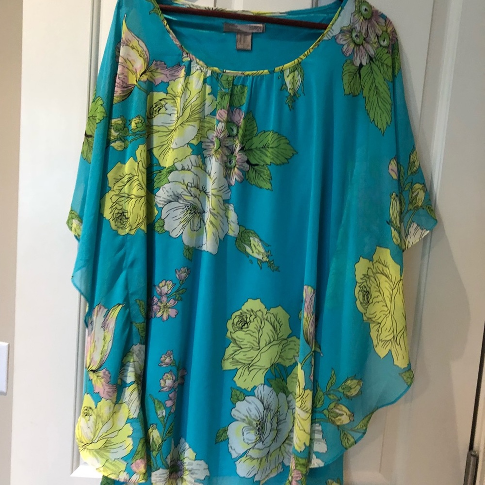 Floral Bat Wing Dress